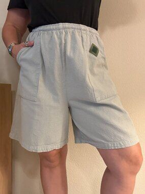 Vintage 90s WEK Casual Elastic Waist Shorts M/L